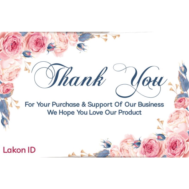 

ThankYou card olshop / ucapan terimakasih olshop