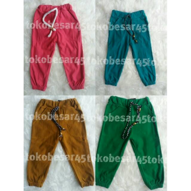 TERMURAH  CELANA JOGGER DENIM ANAK 1-6tahun / JOGGER ANAK / JOGGER DENIM / JOGGER PANTS