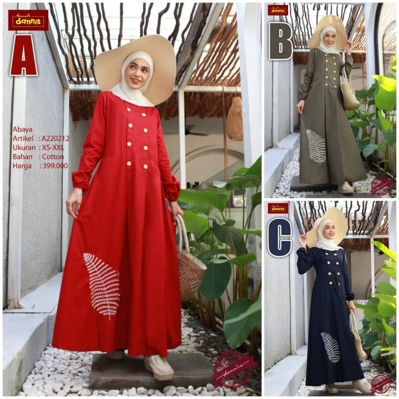 Abaya dannis/reguler//By dannis