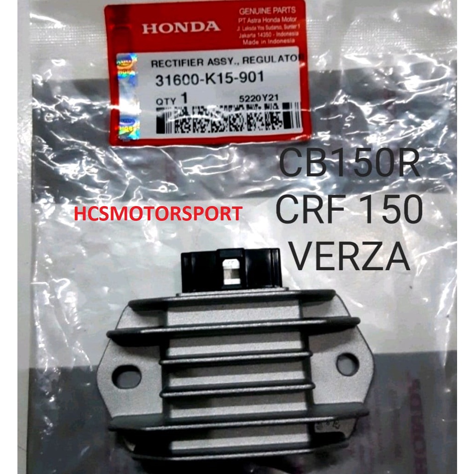 KIPROK CAS REGULATOR KIPROK CB150R CB 150R CB 150 R CRF 150 VERZA ASLI ORIGINAL 31600-K15-901