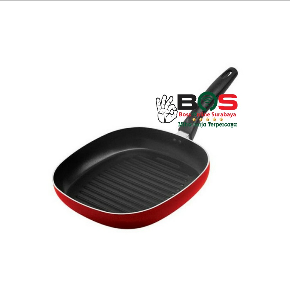 Wajan Kotak Frypan Teflon Maxim 26 CM Grill Teflon Valentino