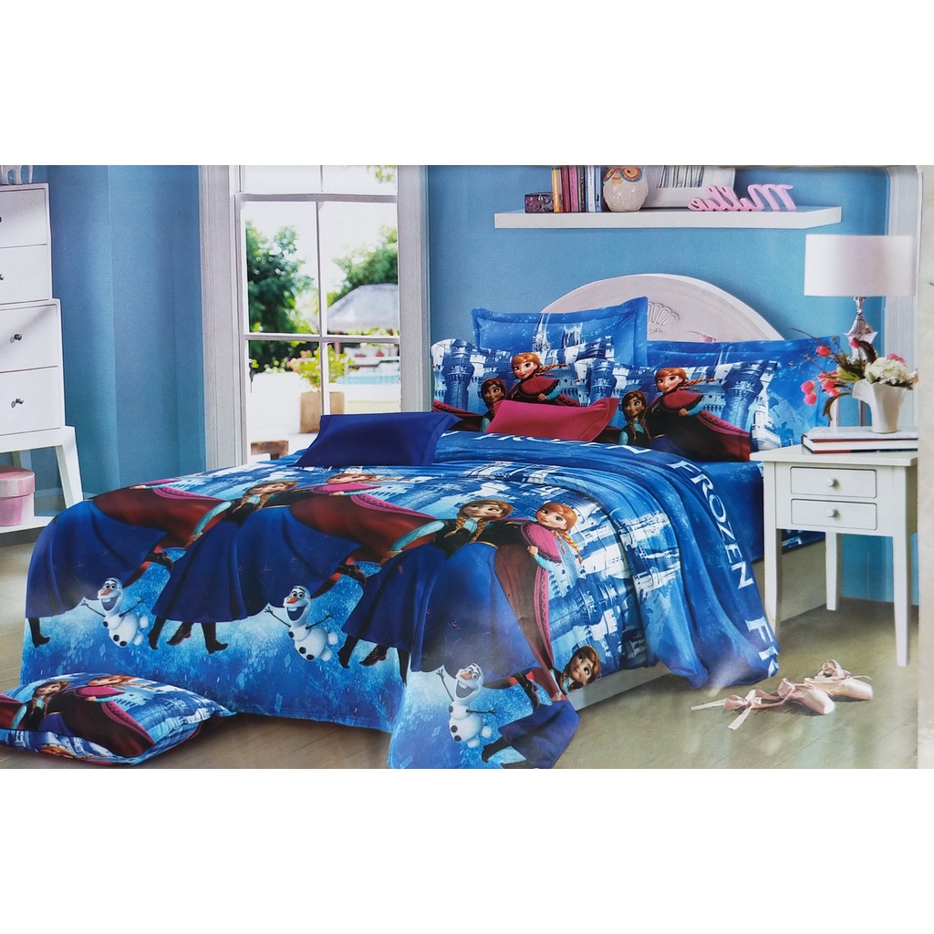 SPREI LOVELY / UNITY / YUNITY 120 X 200 / 180 X 200 MOTIF BUNGA DAN KARAKTER KATUN MURAH SEPREI BISA