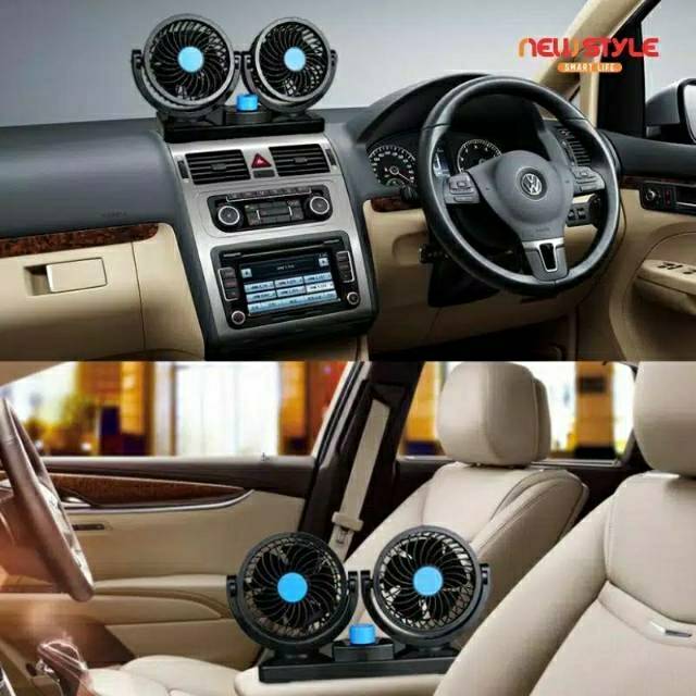 Kipas Angin Mobil Double