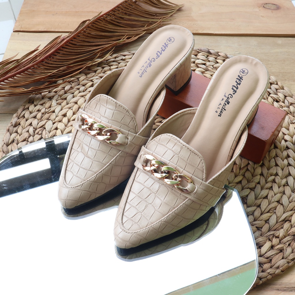 HMF Miftha Heel Mule Wanita RD08