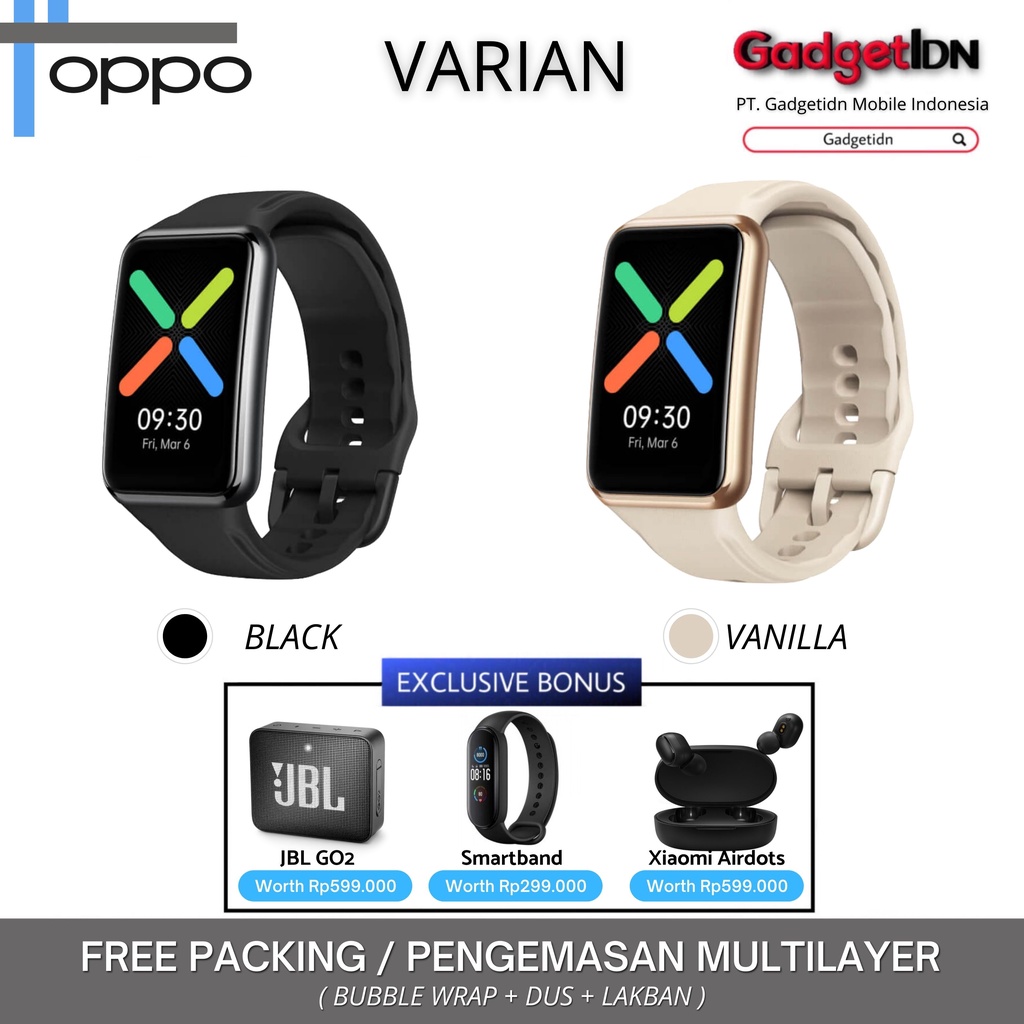 OPPO WATCH FREE GARANSI RESMI