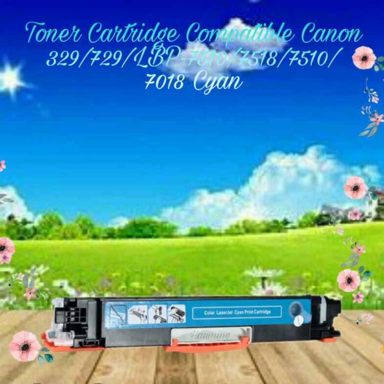 Toner Cartridge Compatible Canon CRG-329 729 CRG329 LBP-7010 7018 7510 7510C 7518C 7018C Cyan