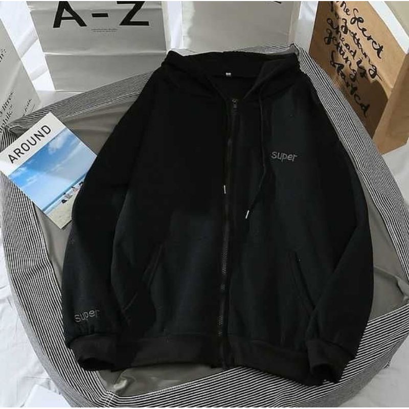 HOODIE ZIPER WANITA - SUPER HODIE JAKET SWEATER WANITA - SWEATER WANITA TERBARU