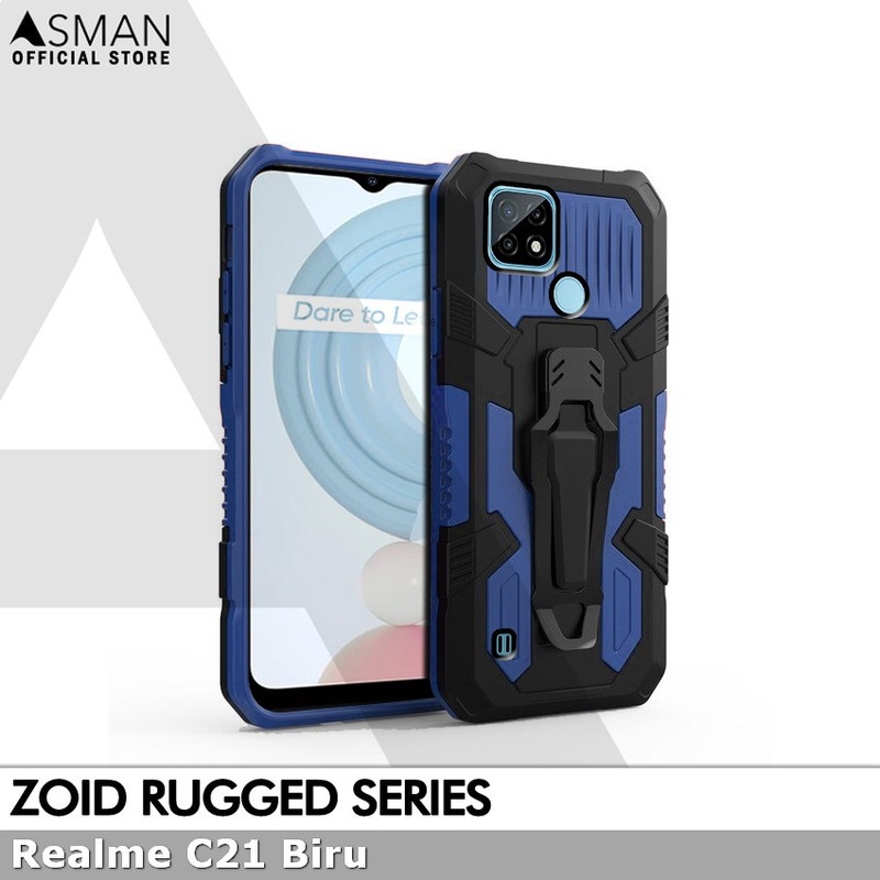 Asman Case Realme C21 Zoid Ruged Armor Premium