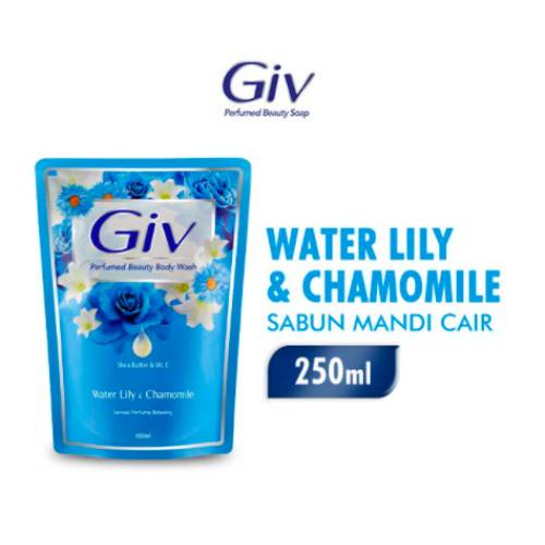 Giv Body Wash Biru Pouch 2 x 250mL