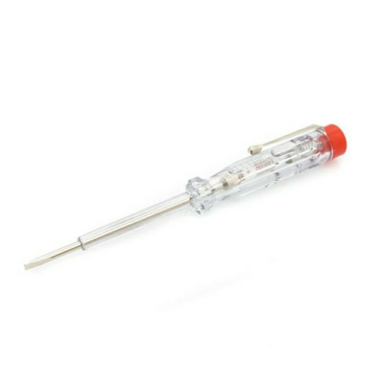 Krisbow Alat Ukur Tengangan Listrik 250V VT-140 Obeng Tespen Tester Voltase