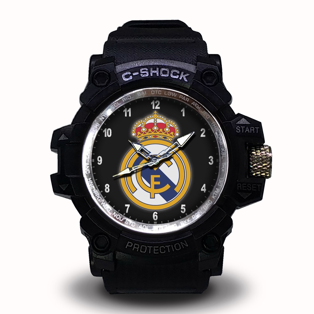 Jam Tangan Real Madrid Outdoor Anti Air #Hitam