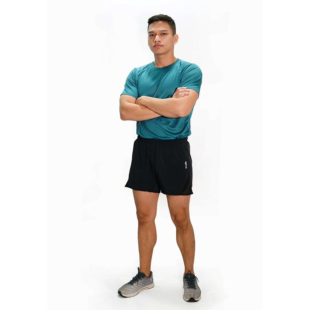 Trijee Running Short Pants Men Franco - Black