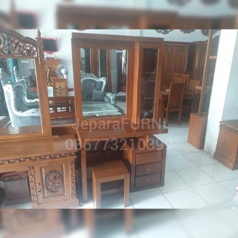 MEJA RIAS JATI TOLET JEPARA