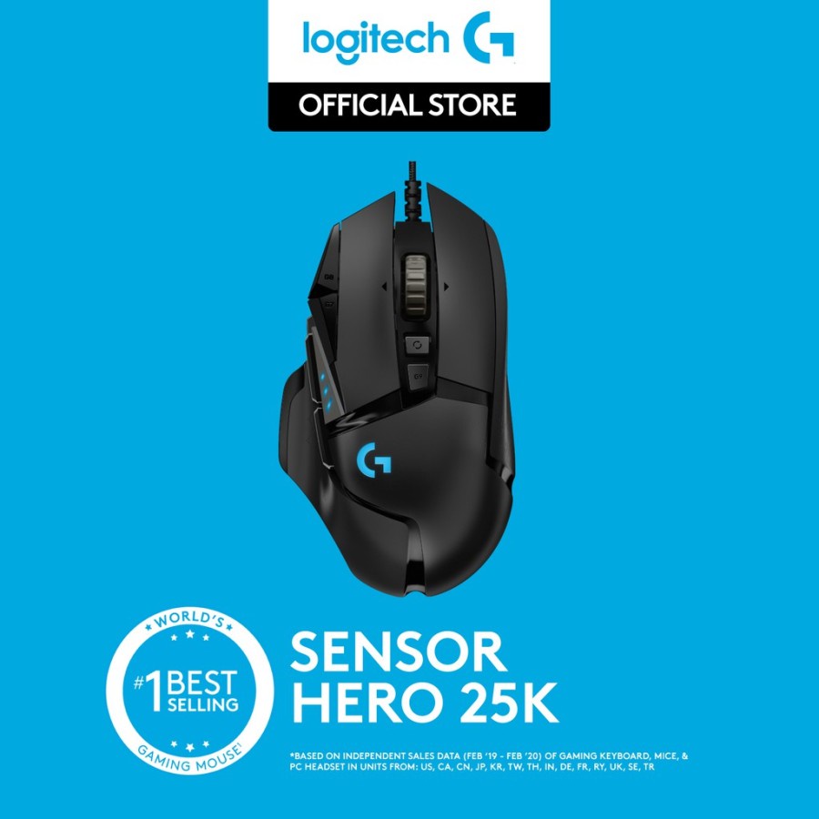 Logitech G502 HERO High Performance Mouse Gaming Wired RGB