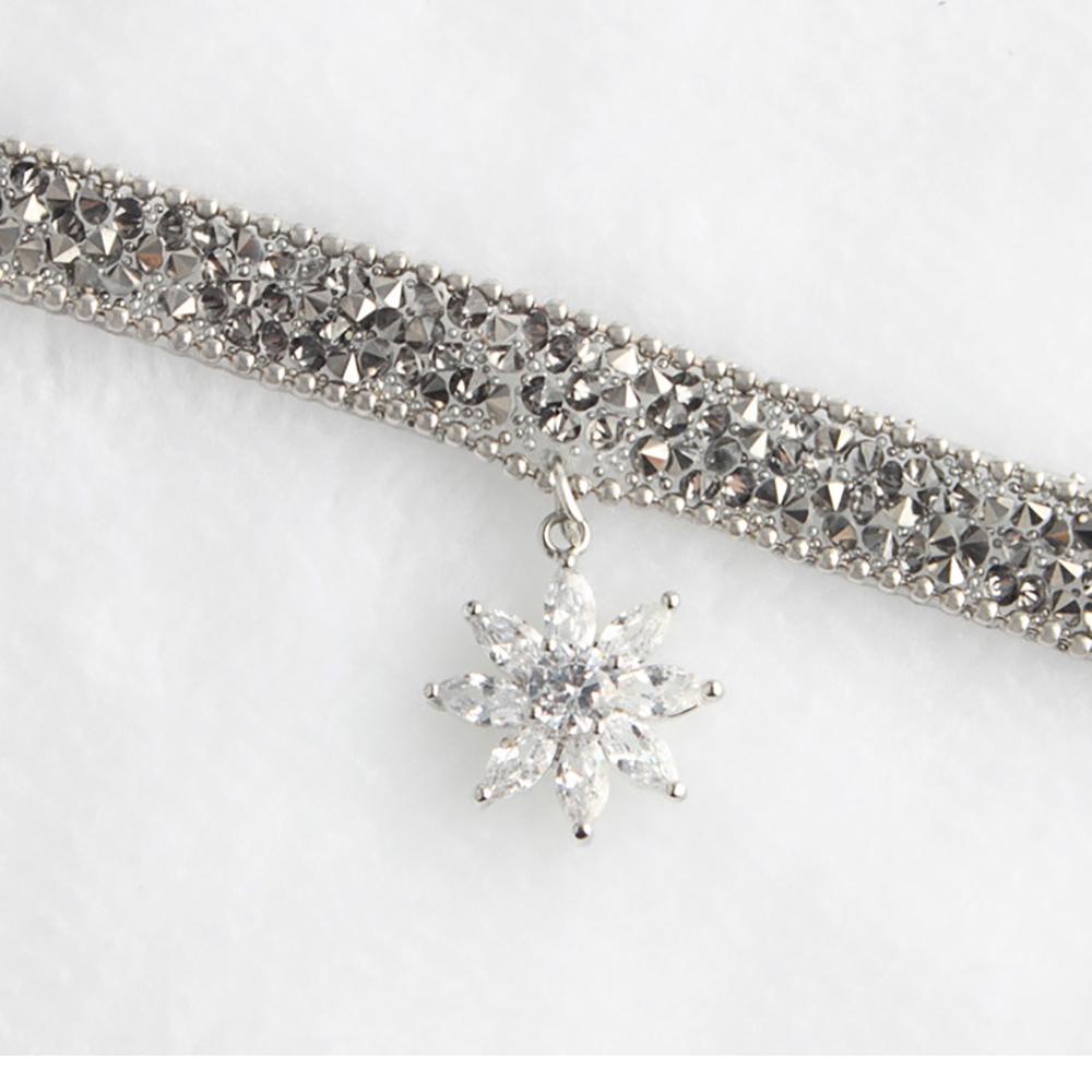 Mxbeauty Kalung Bunga Es Dapat Disesuaikan Chic Pesta Fashion Gadis Untuk Wanita Rantai Klavikula