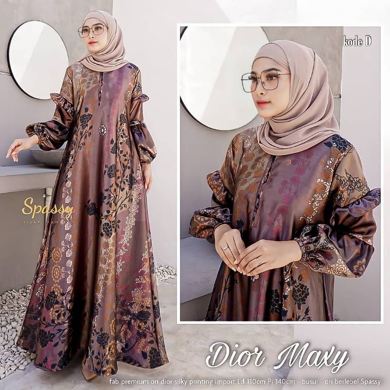 SPASSY DRESS MUSLIM WANITA DIOR MAXY