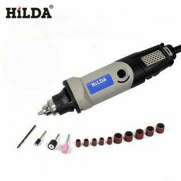 Bor mini Hilda 6 Speed / Mini grinder HILDA 0.6 - 6.5mm/ Mesin Rotary Mini Drill Heavy Duty / Mini G