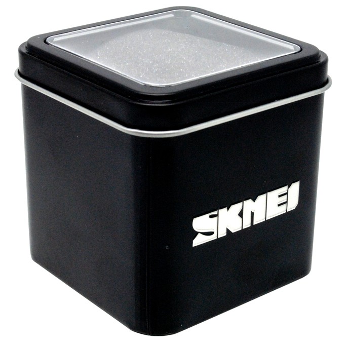 Kotak Jam Tangan Metal SKMEI - Black