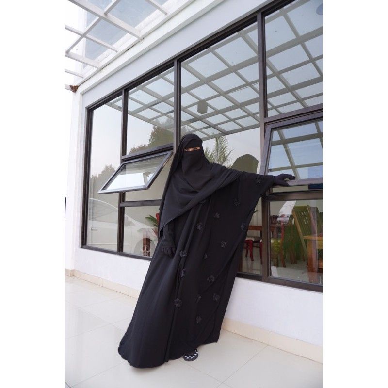ABAYA HITAM  PREMIUM ORIGINAL (Abaya Only)