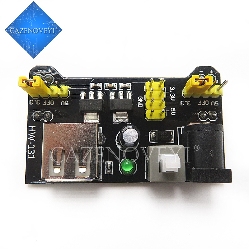 1pc MB102 830 Poin Breadboard PCB Tanpa Solder Dengan Kabel 6Jump