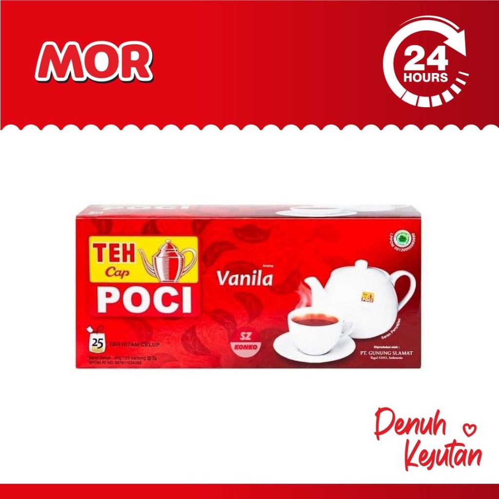 

TEH POCI Vanila Celup Tea Wangi Vanilla 25s