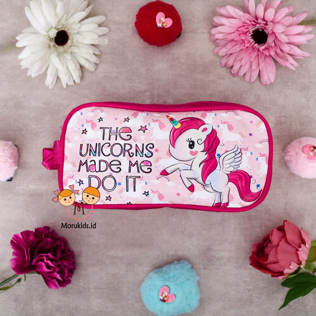 

MORUKIDS - KOTAK PENSIL ANAK CEWEK UNICORN TEMPAT PENSIL ANAK TERMURAH