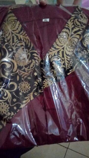 Batik Couple Dolby Dolbi Seragam Ipnu Ippnu Merah Bakung