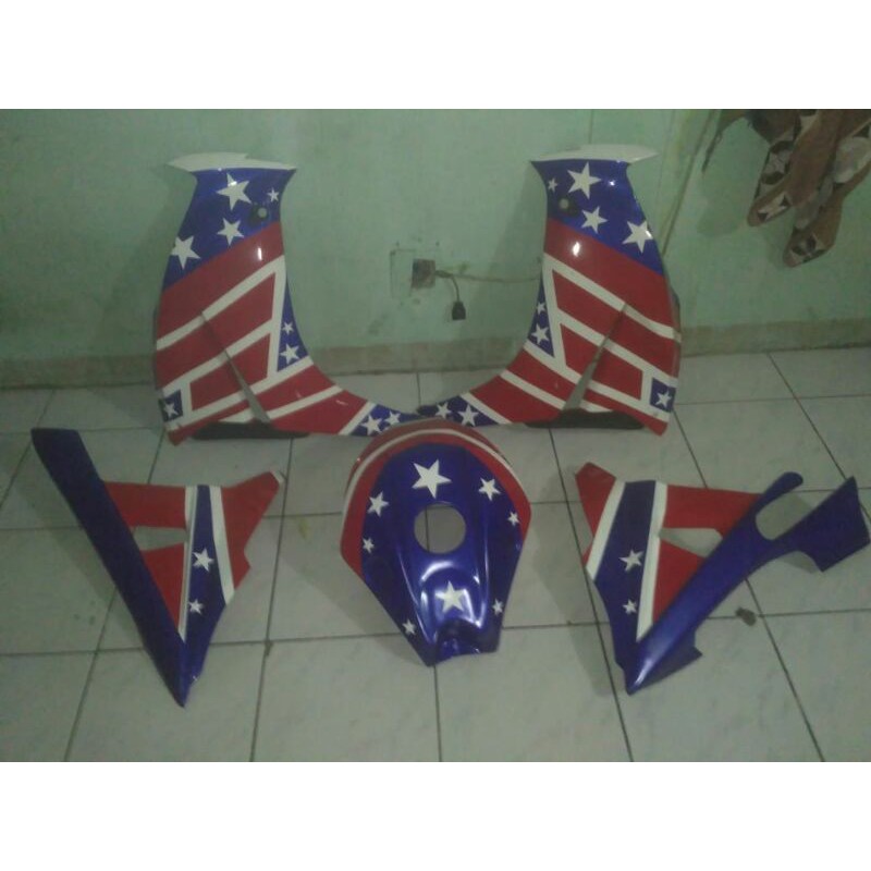 modifikasi body set CBR 150 K45a lokal dan CBR 250 k33 lokal