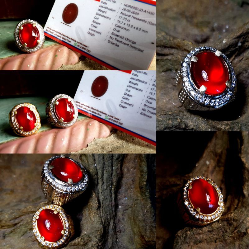NATURAL RED GARNET SRILANGKA GRATIS ONGKIR
