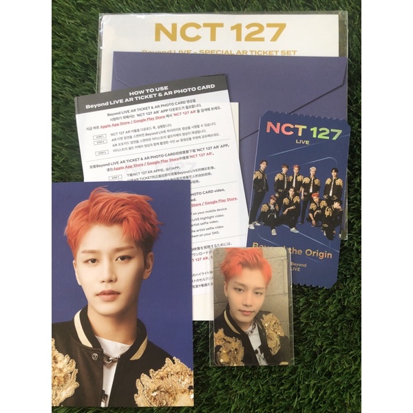 Ar nct127 photocard postcard taeil beyond the origin ar set tihol kolbuk