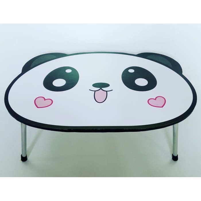 meja lipat anak karakter panda