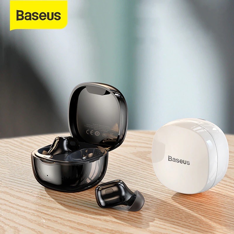 BASEUS Encok WM01 TWS Earphone Wireless Bluetooth V5.0 Original Earbuds Headset Handsfree Stereo True Wireless Sound