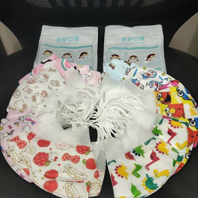 MASKER DUCKBILL KARAKTER ANAK MOTIF RANDOM HARGA SATUAN