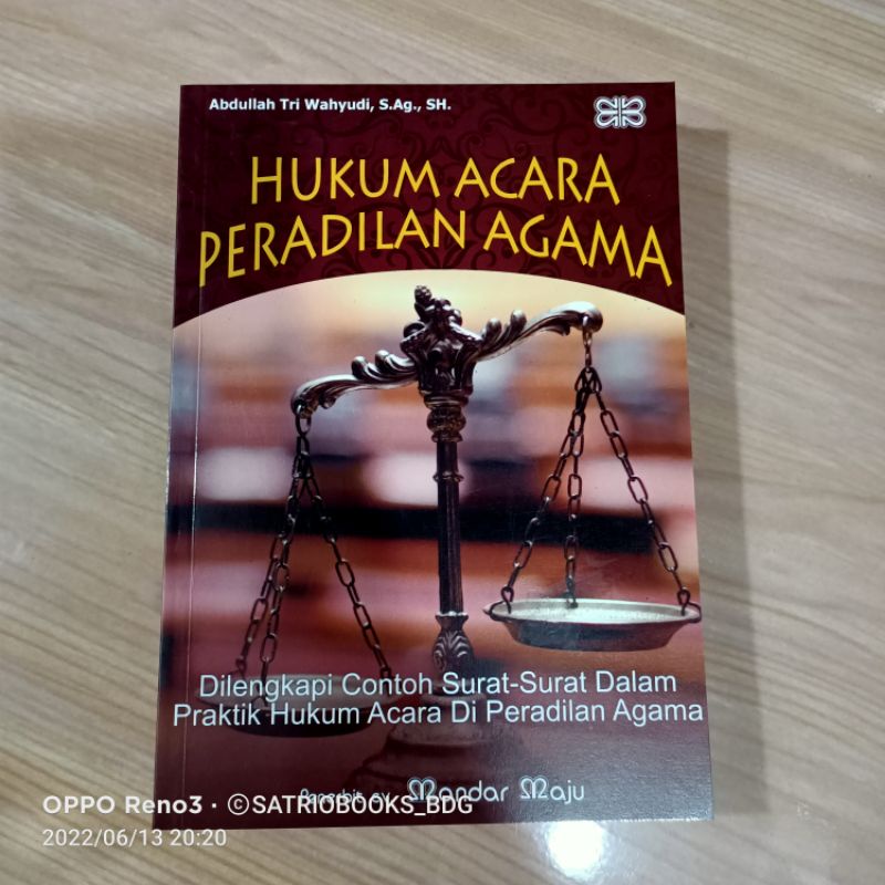 Jual HUKUM ACARA PERADILAN AGAMA Dilengkapi Contoh Surat Surat Dalam ...