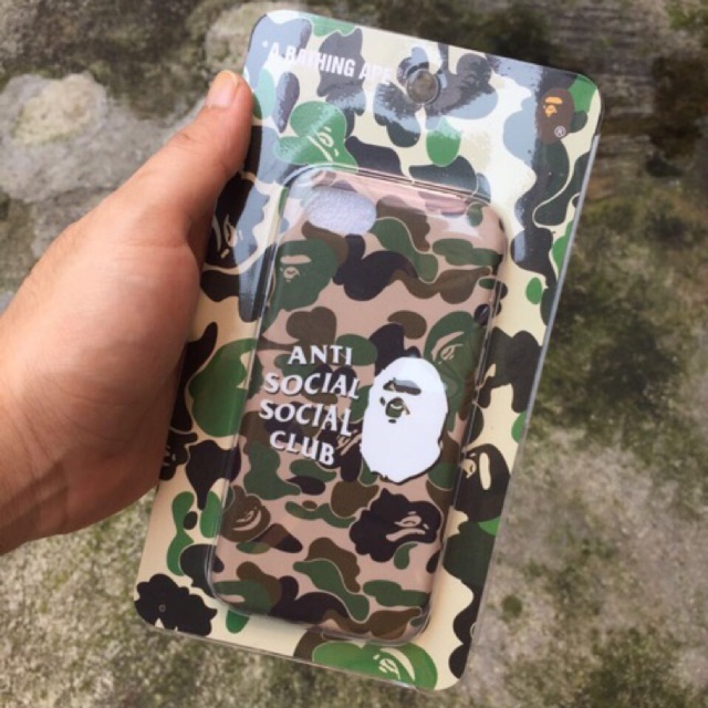 IPHONE CASE 6 Bape x anti sosial