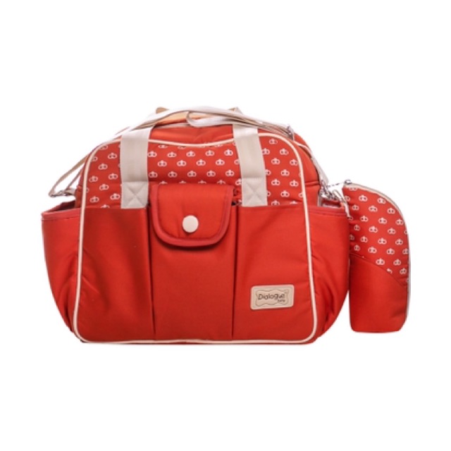 Dialogue Medium Diaper Bag 4 in 1 Set PRIME SERIES - Tas perlengkapan bayi DGT7408