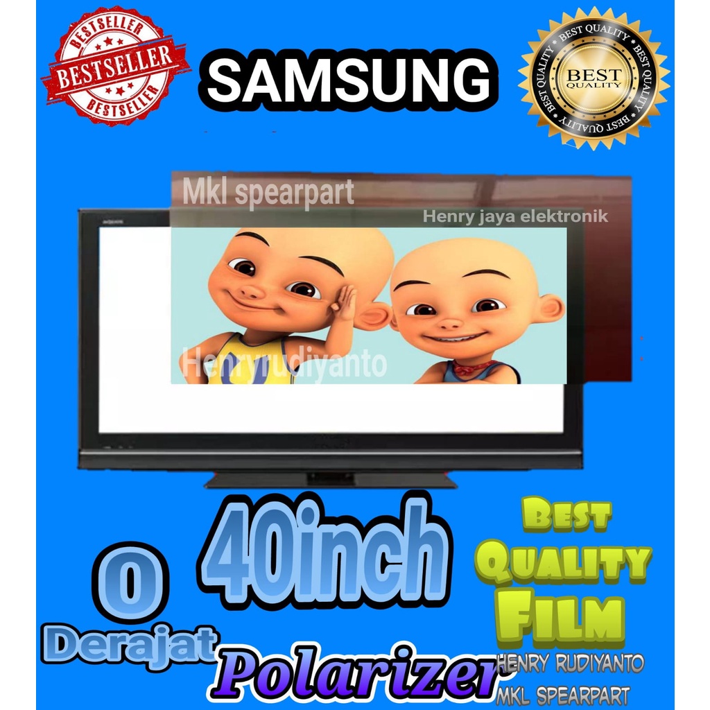 POLARIS/POLARIZER TV LCD/LED SAMSUNG 40 INCH 0 DERAJAT / LAPISAN LUAR TV