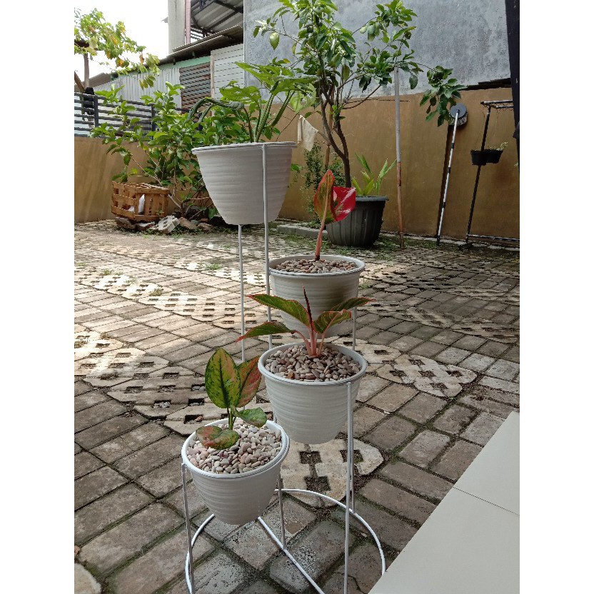 STANDING POT BULAN STANDING POT LINGKARAN 4in1