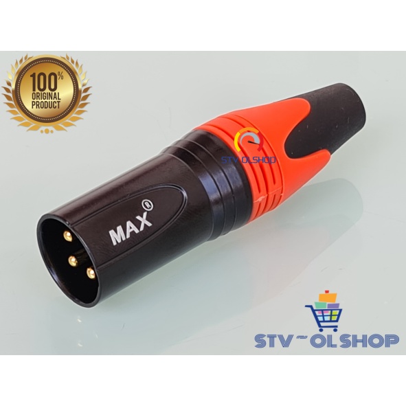 Jack Canon MAX / Jek Mic XLR Male 3 pin