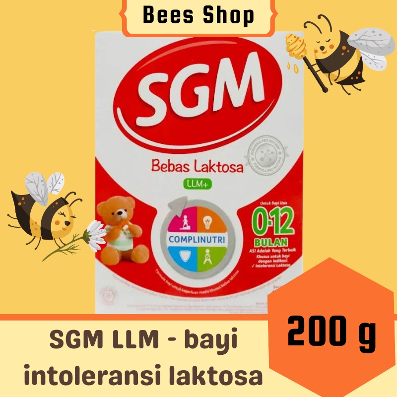 SGM LLM+ Susu Formula Bayi Bebas Laktosa 200 Gr