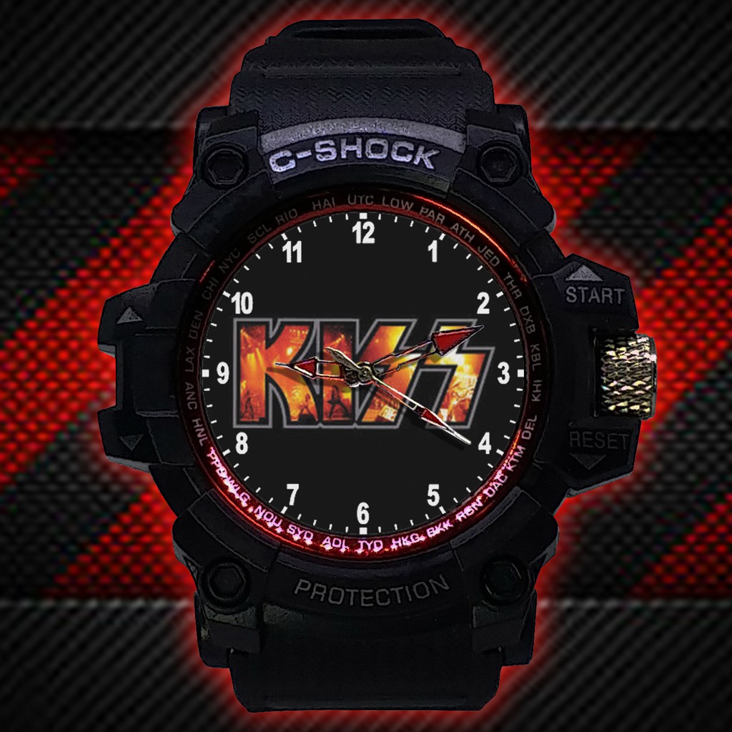 (ISTIMEWA BOSSQUE) JAM TANGAN KISS LIST MERAH - EXCLUSIVE 4