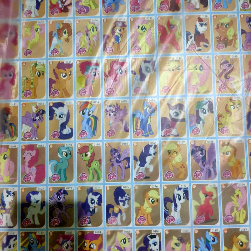 gambar poster adu gepok isi 100   / mainan kartu / mainan anak murah  / kartu gepok / umbul umbulan-Pony