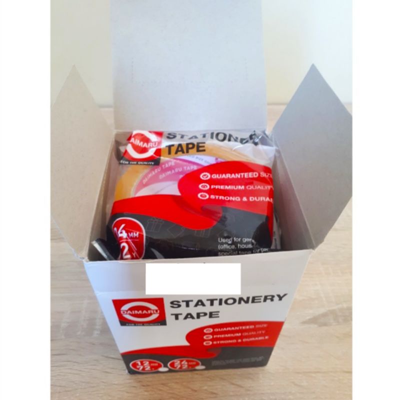 

DAIMARU Stationery Tape Isolasi Premium Isolasi Kuning Transparant