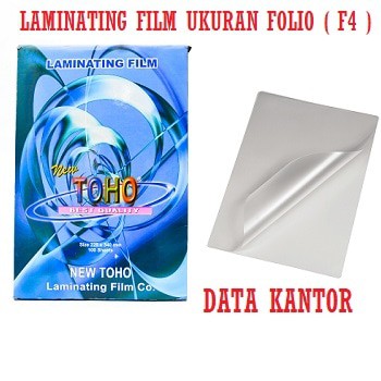 

Plastik Laminating TOHO Ukuran FOLIO (F4) 100 Micron-Laminating Film