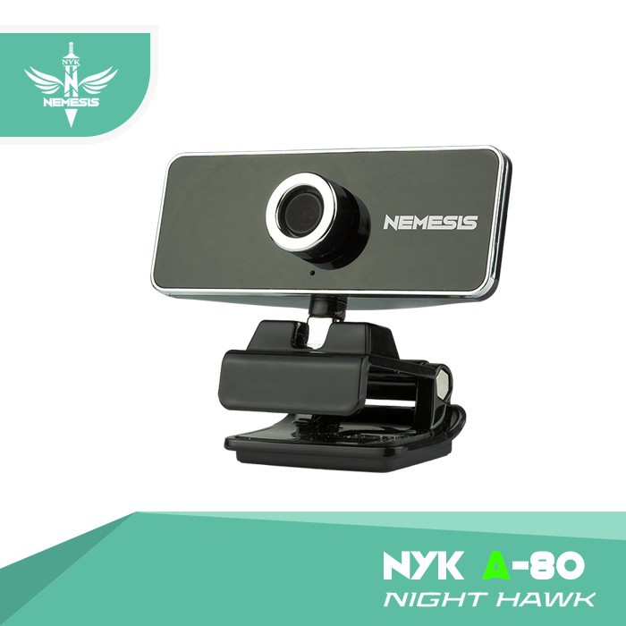 Webcam nyk nemesis wired usb 30fps 960p Hd live streaming zoom skype obs night hawk a80 - Pc web camera a-80