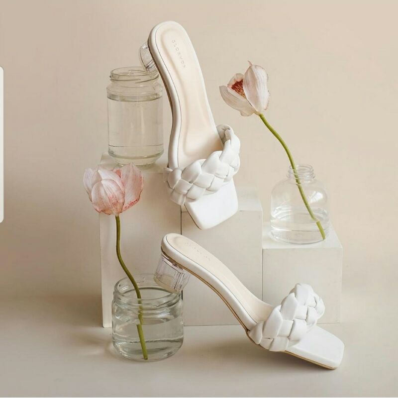 Sandal Heels Tali Wanita AR korea