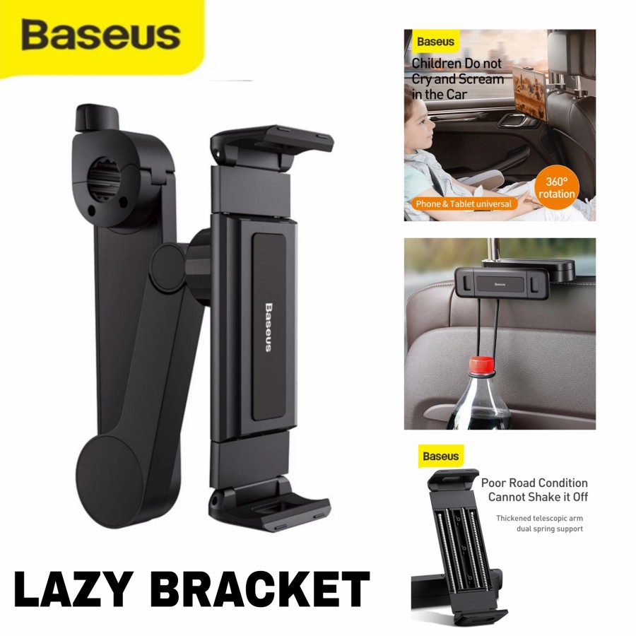 Lazy Phone Holder For Backseat Car Holder BASEUS Phone &amp; iPad &amp; Tab