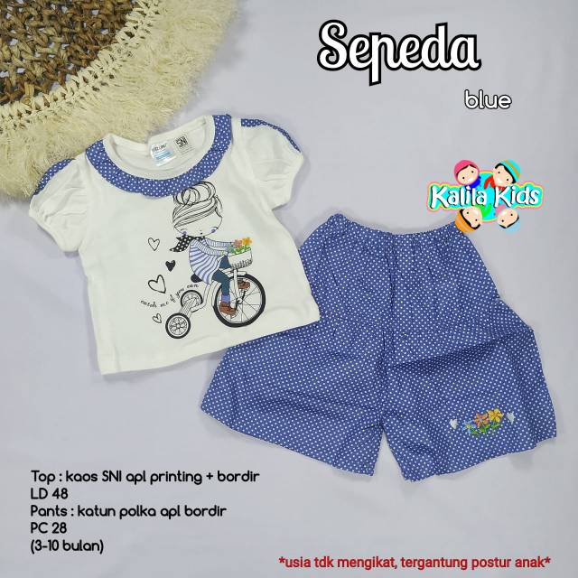 Setelan Kaos Celana  Setelan Anak  Sepeda  Set Shopee Indonesia