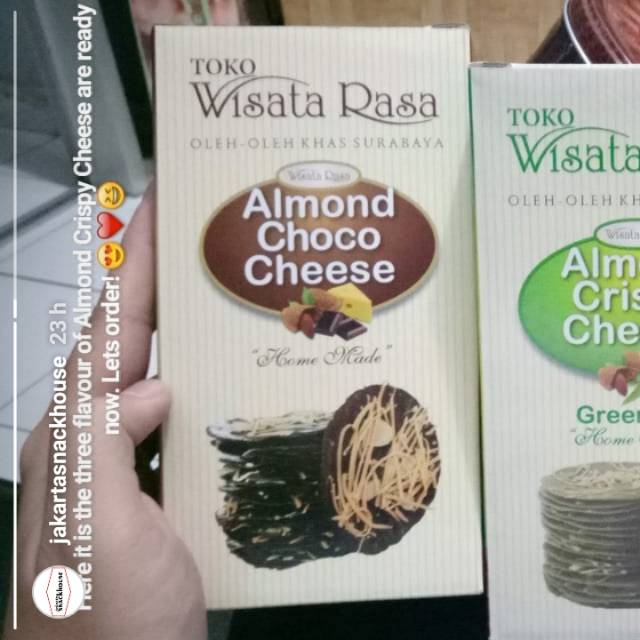 Almond Crispy Cheese Choco Wisata Rasa Surabaya