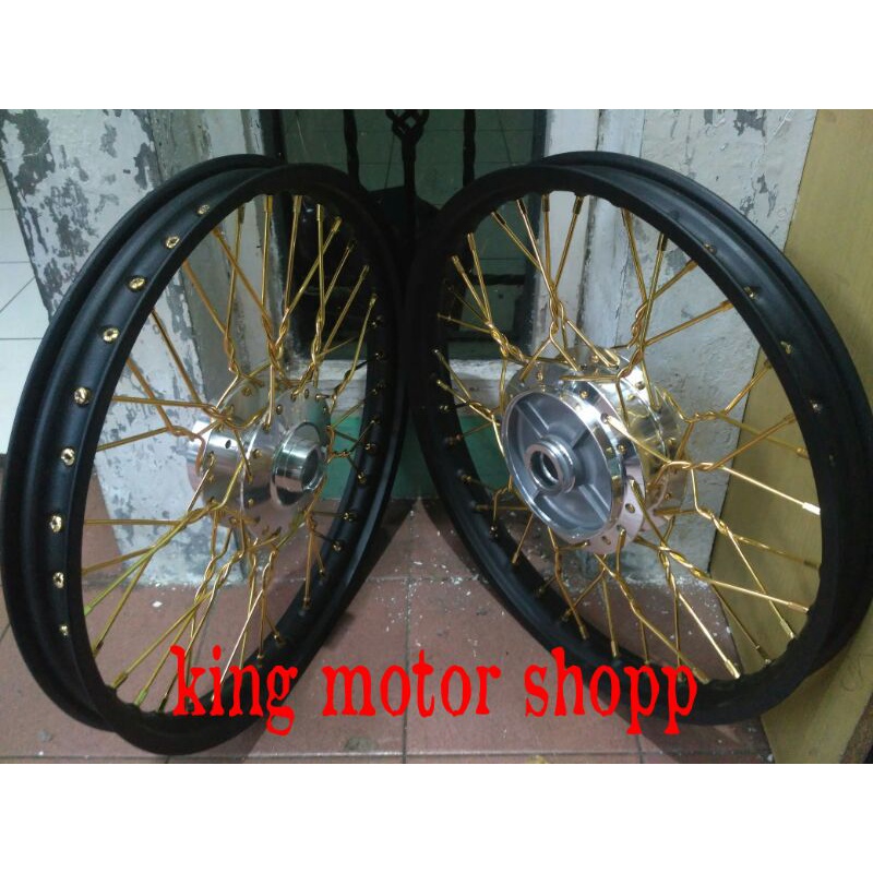 velg Rossi 140-140 ring 17 tromol set. jari jari, Supra karisma Revo absolute